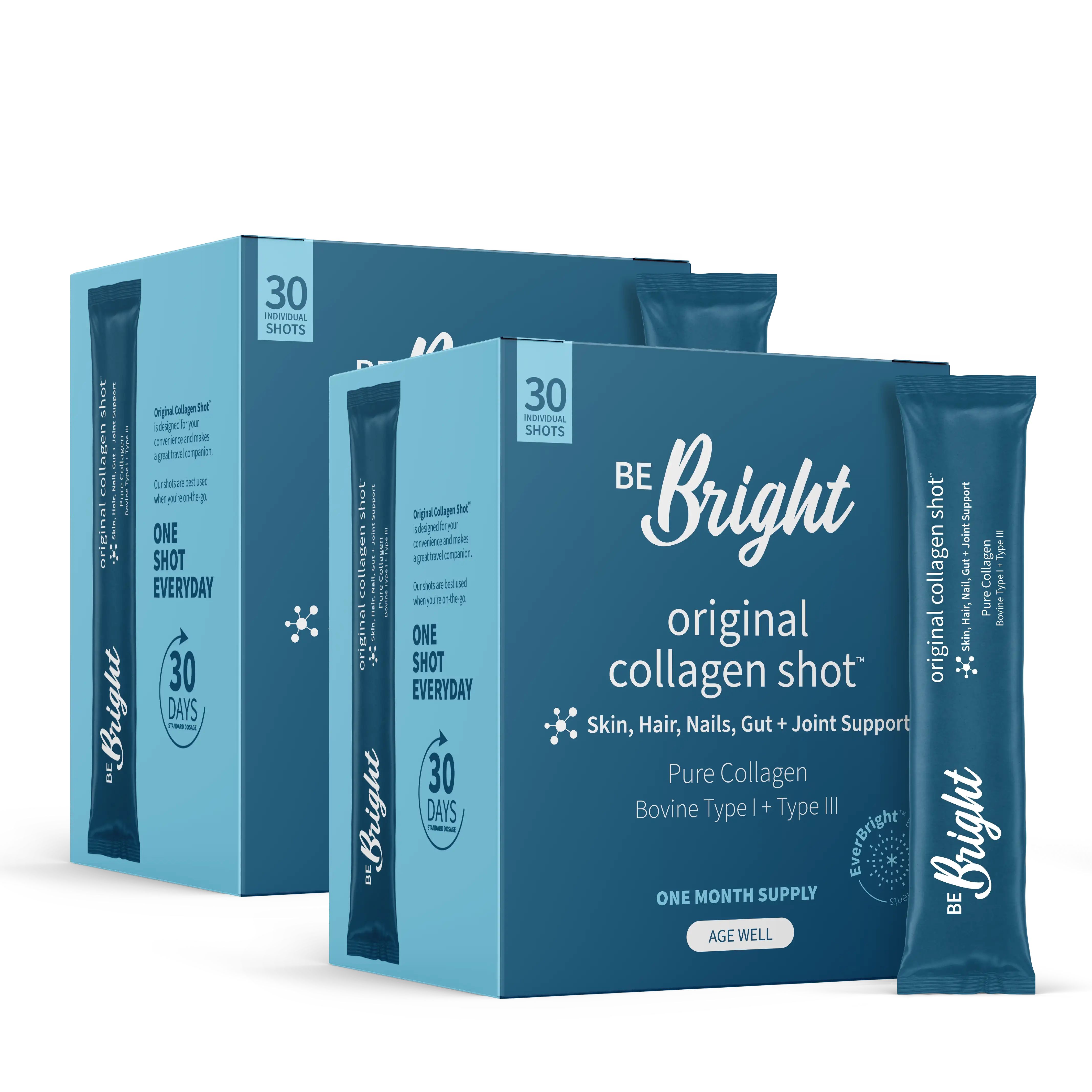 ORIGINAL COLLAGEN 10g SHOT - 2 MONTH SUPPLY Be Bright ORIGINAL COLLAGEN 10g SHOT - 2 MONTH SUPPLY Be Bright