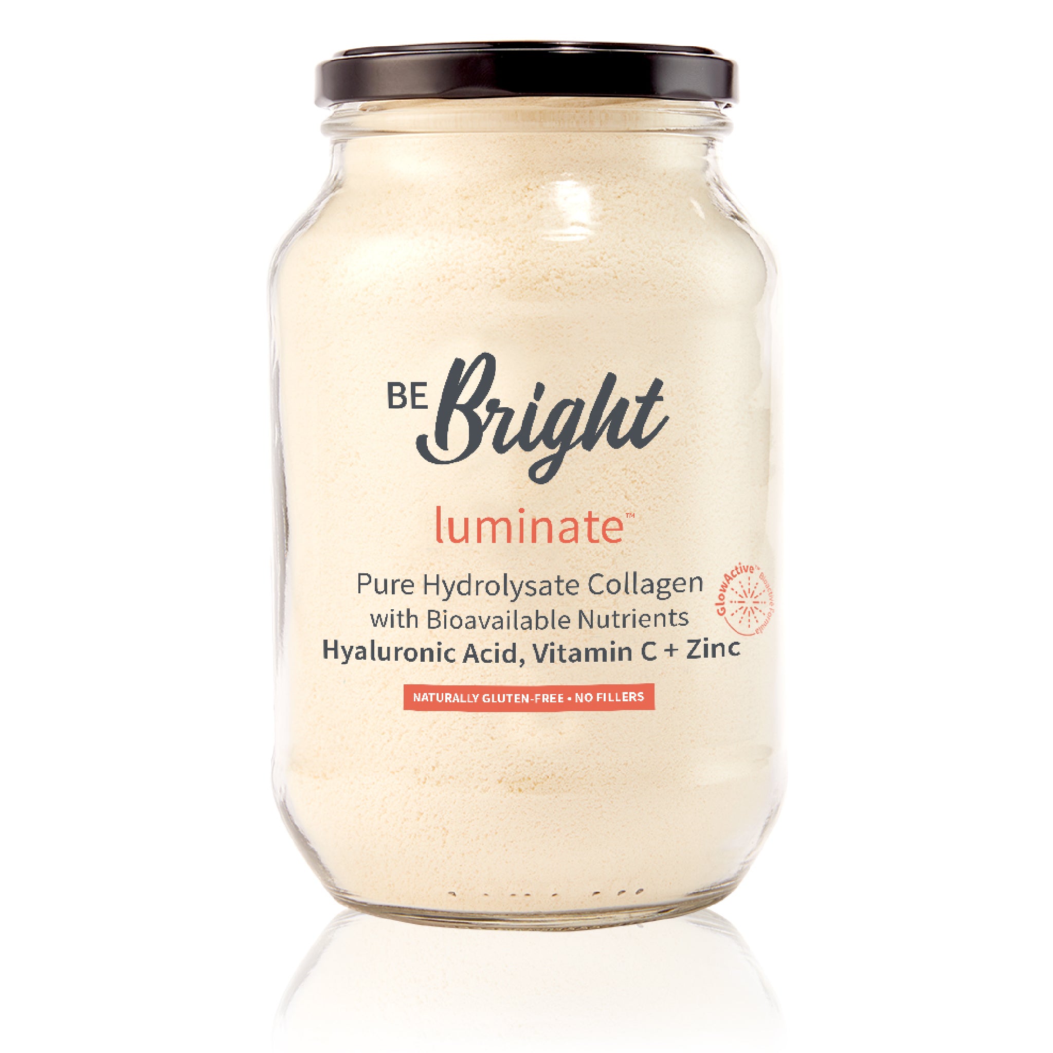 Luminate™ Collagen Powder 500g Jar – Be Bright